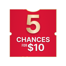 Load image into Gallery viewer, 5 chances for $10
